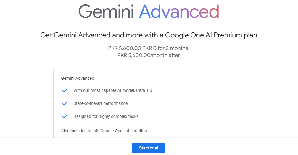 Gemini Advanced