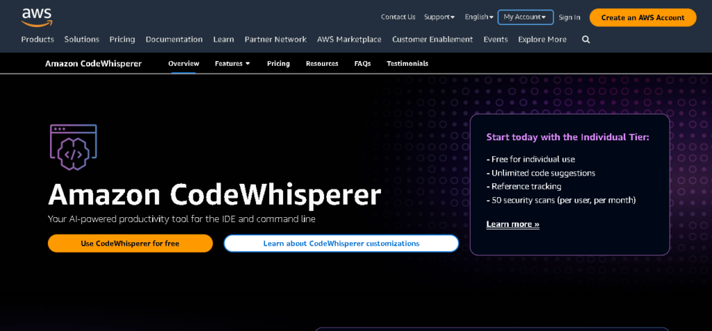 Amazon Code Whisperer