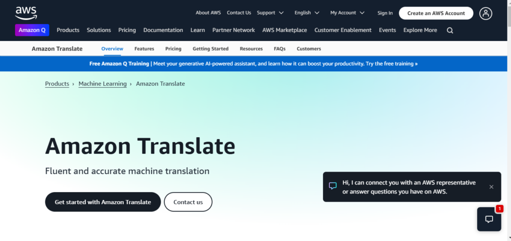 Amazon Translate