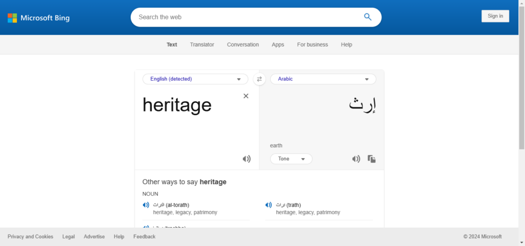 Bing Translator