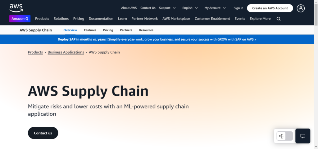 AWS Supply chain