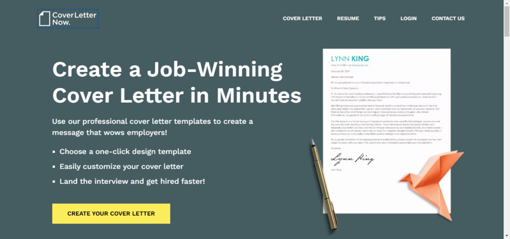 AI Cover Letter Generators