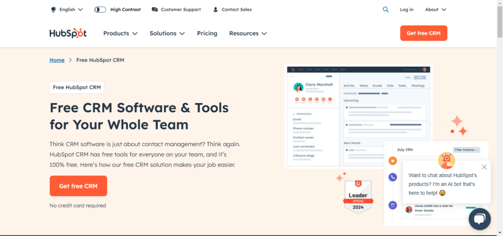 HubSpot CRM 